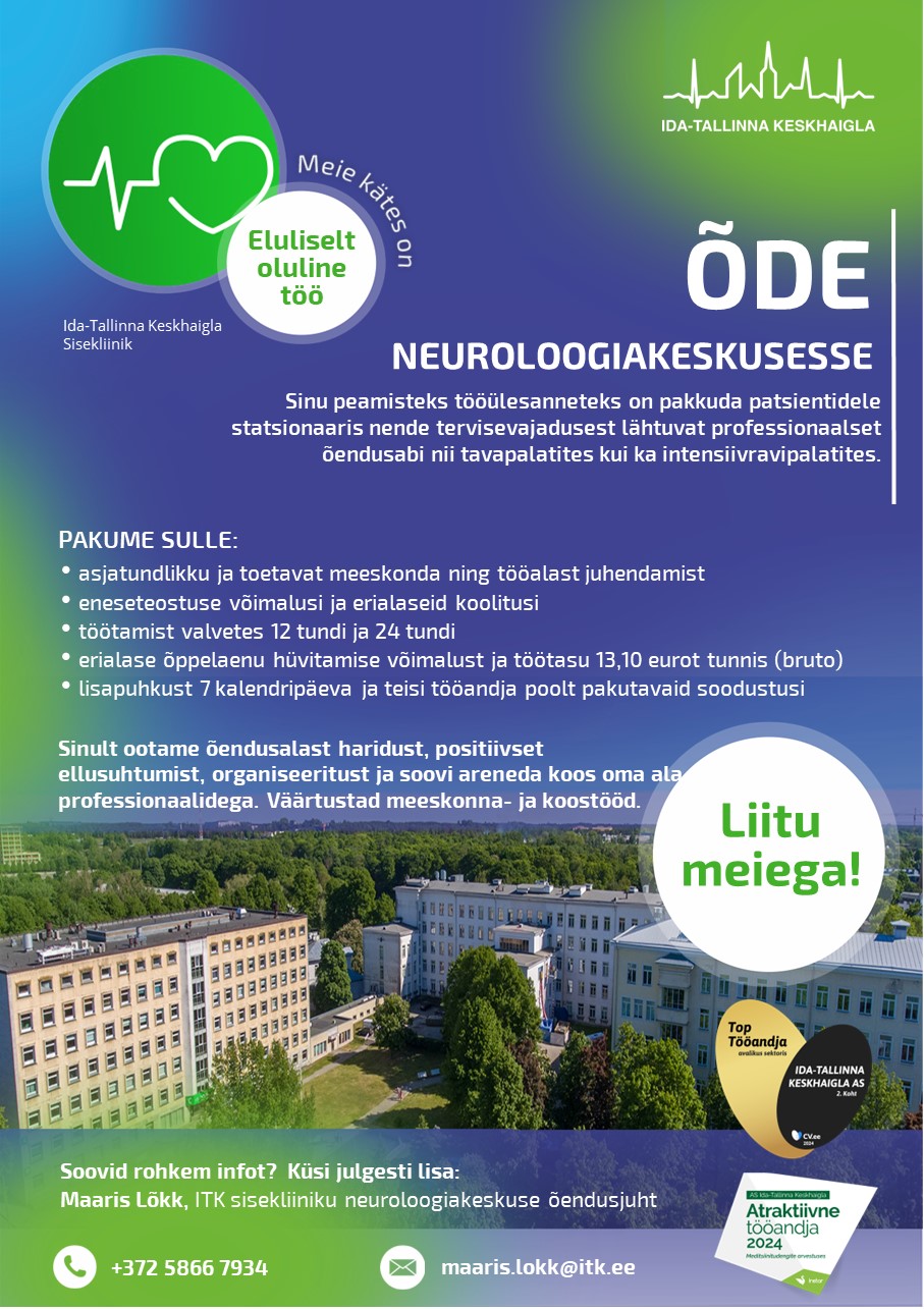 Õde neuroloogiakeskusesse