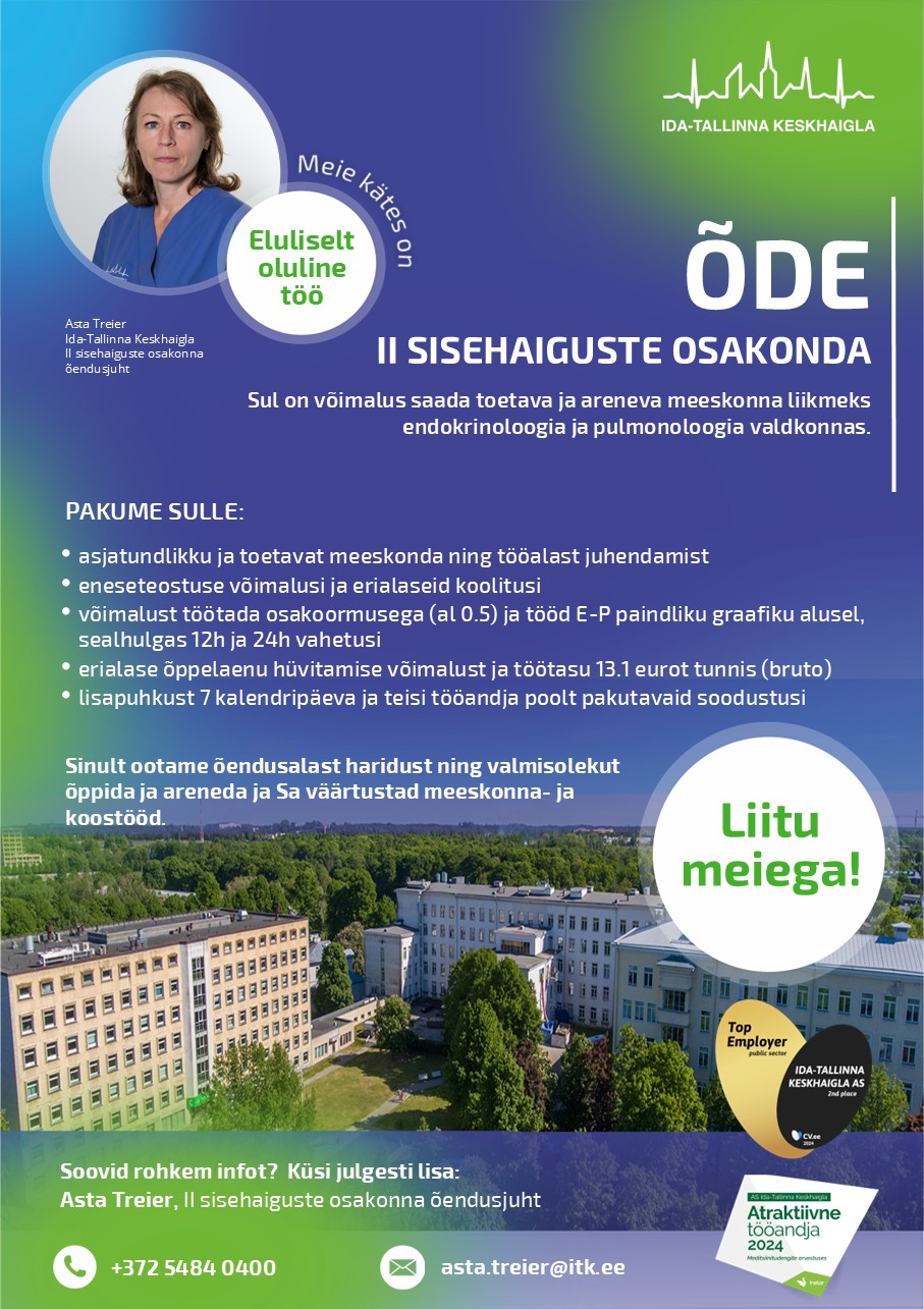 Õde II sisehaiguste osakonda