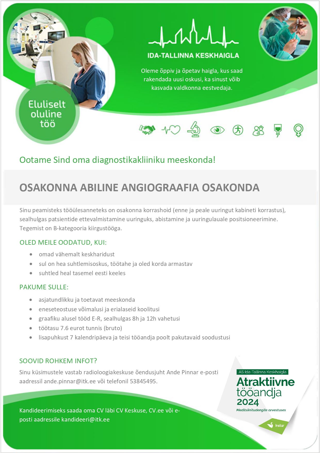 Osakonna abiline angiograafia osakonda