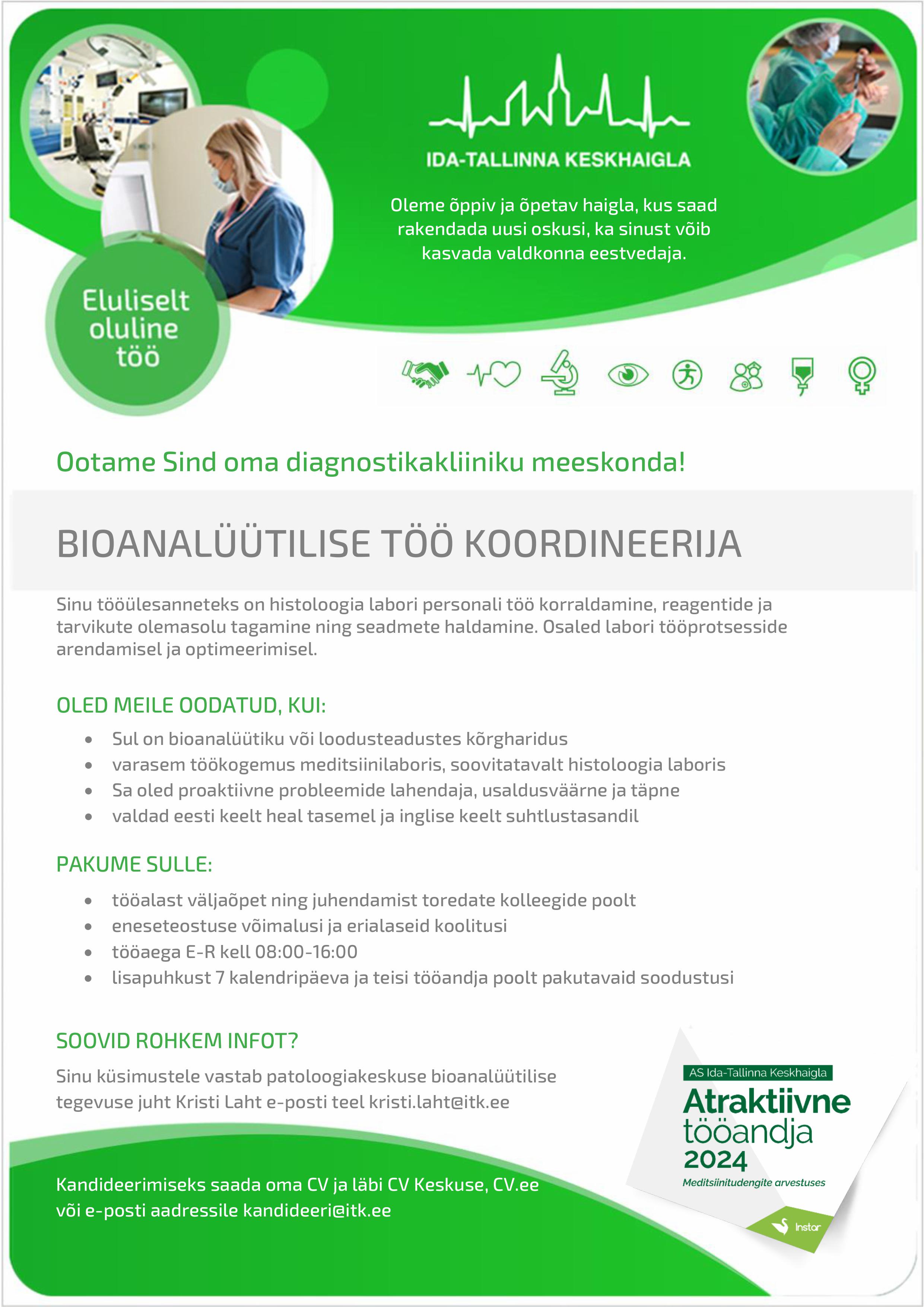 Bioanalüütilise töö koordineerija