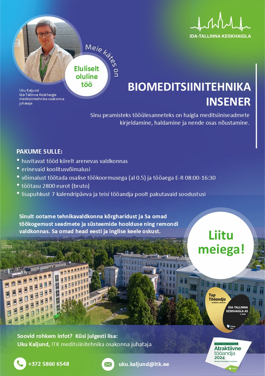 Biomeditsiinitehnika insener