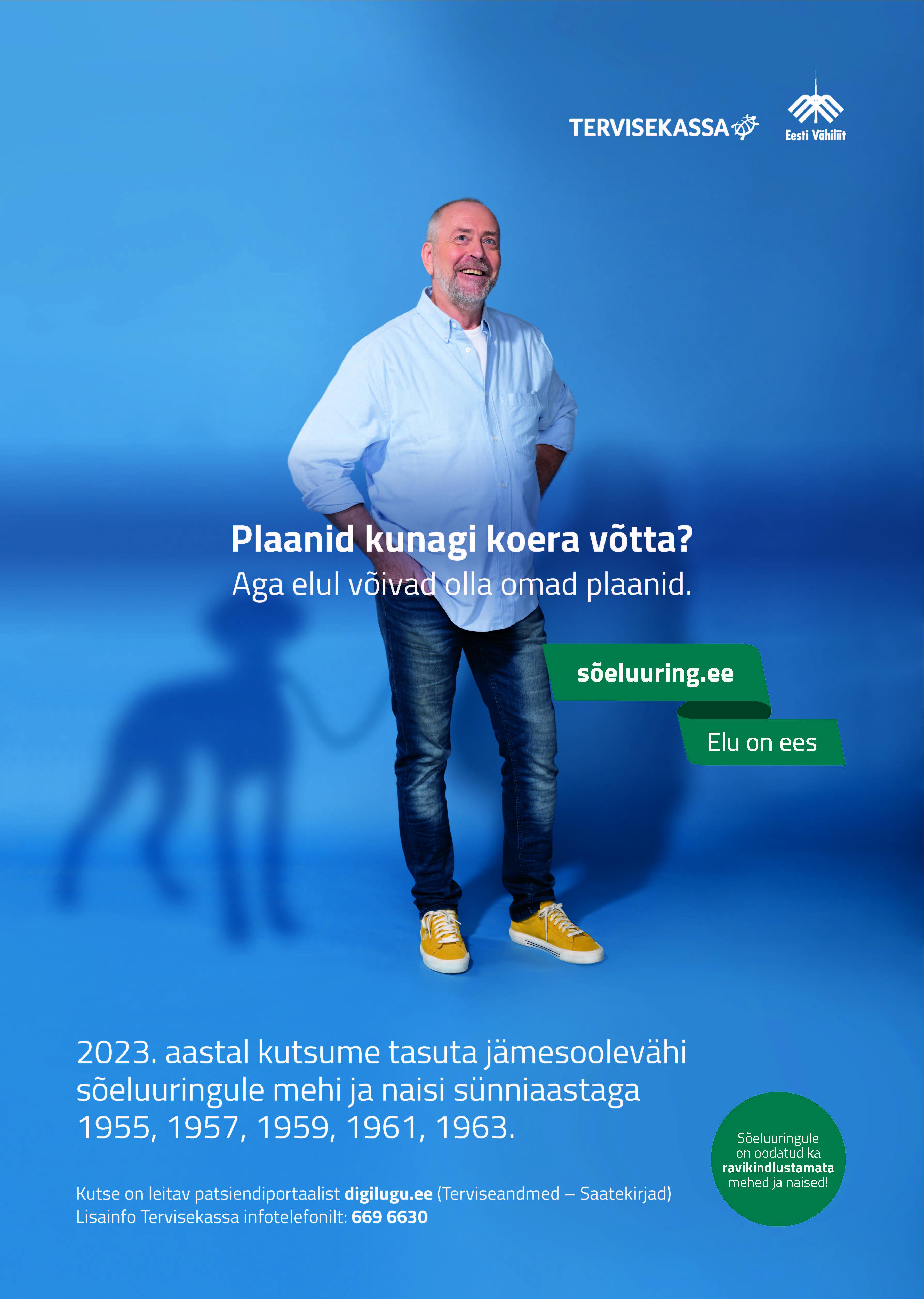 Jämesoolevähi sõeluuringu kampaania 2-20.09.2023